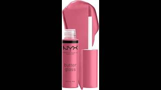 NYX PROFESSIONAL MAKEUP Butter NonSticky Lip GlossAngel Food CakeTrue Mauve nyxprofessionalmakeup [upl. by Linskey107]