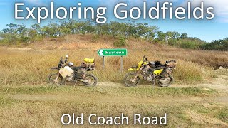 Cape York to Brisbane Motorcycle Adventure Australia Part 7  DRZ400E  OLD COACH ROAD [upl. by Dde529]