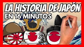 ✅ La historia de JAPÓN en 16 minutos  Resumen rápido y fácil [upl. by Schnabel829]