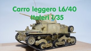 Plastikmodellbau Ps  Carro leggero L640  Italeri 135 [upl. by Nylhsa]