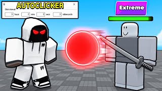 AUTOCLICKER vs NPC MODE In Roblox Blade Ball [upl. by Fast]