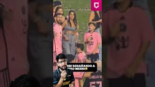 messi regañando a sus hijos messi barcelona realmadrid cristianoronaldo [upl. by Asha]