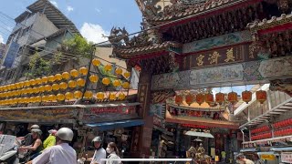 Keelung Taiwan Cruise Port Tour MiaoKou Night Market Renai Qingan Temple The Gateway to Taipei [upl. by Eenhpad28]