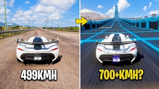 quotUnleashing the Jesko Trying Different Ramps to Hit Top Speed in Forza Horizon 5quot [upl. by Eri]