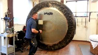 Paiste  80quot Symphonic Gong played by Paiste Gong Master Sven [upl. by Tricia]