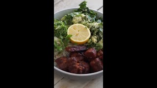 Vegan Tempeh Bowl Recipe [upl. by Ellimac]