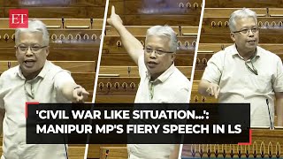 Indian state mute spectator MP Angomcha Bimol Akoijam chides BJP amp PM Modi over Manipur violence [upl. by Namzed]