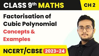 Factorisation of Cubic Polynomial  Concepts amp Examples  Class 9 Maths Chapter 2 [upl. by Durr419]