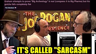 Graham Hancock Doesnt Understand Flint Dibble Sarcasm On JRE [upl. by Littell]