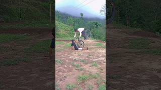 Aja Ko Stoppie Khatra Vayo 🤗 Mtb Wryee shorts mtbcyclestunt youtube [upl. by Conall349]