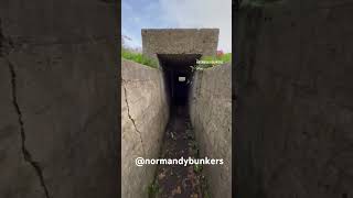 Walkthrough WW2 German trench and machine gun bunker at Fecamp Normandy dday80 history normandy [upl. by Mayfield]