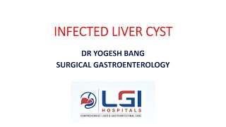 INFECTED LIVER CYST [upl. by Finbur877]