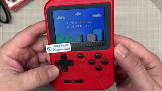 Handheld Game Console Review  Portable Retro Video Game Console with 500 Classical FC Games [upl. by Keithley]