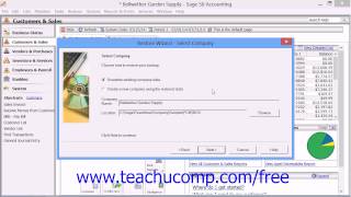 Sage 50 2014 Tutorial Restoring from a Backup File Sage Training Lesson 29 [upl. by Fanchette181]