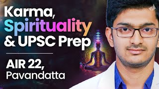 UPSC amp Mental Health How Spirituality helped AIR 22 Pavandatta crack UPSC [upl. by Mcwilliams]