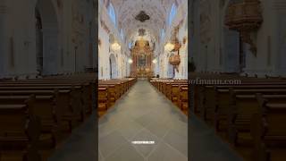 Jesuit Church Jesuitenkirche Baroque Architecture Lucerne Switzerland Shorts [upl. by Nnaj]