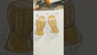 Des tamtams  music art artist cool drawing coolartist sketch [upl. by Htor354]