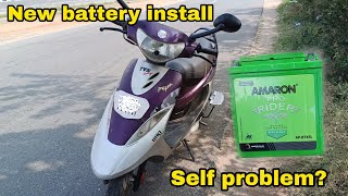 How to change battery on a scooty pep   pt6  English subtitles [upl. by Sihonn155]