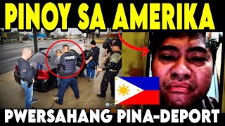 HALA Siya PALA ANG UNANG PINOY na PINADEPORT ni Trump GRABE ginawa sa Kanya [upl. by Kcirdot]