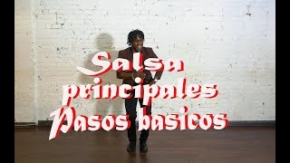 Como Bailar Salsa  Principales Pasos Basicos 2 [upl. by Hammond696]