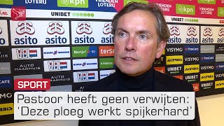 Trainer Pastoor positief ondanks gelijkspel  Omroep Flevoland [upl. by Enirahtac261]