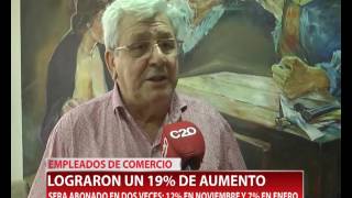 EMPLEADOS DE COMERCIO LOGRARON UN 19 DE AUMENTO [upl. by Nets]