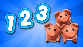 10 Little Piggies  Animals  Nursery Rhymes  Baby Songs  Kids Songs  4K [upl. by Adnilemre]