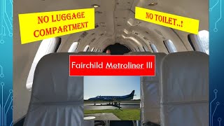 AIRPORT VLOG Fairchild Swearingen Metroliner Fairchild Metroliner III  Whakatane to Auckland [upl. by Stewart]