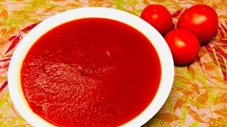 Ketchup ഉണ്ടാകുമ്പോൾ കളർ കിട്ടാൻ ഈ ഒരു ingredients ചേർക്കു  Homemade Tomato Ketchup  Tomato sauce [upl. by Fulks]