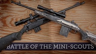 Battle of the MiniScouts Ruger Gunsite Scout vs Mossberg MVP Patrol 556 NATO [upl. by Attiuqaj550]