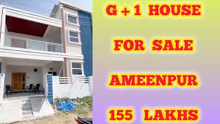 G1 INDEPENDENT HOUSE FOR SALE II NEAR AMEENPUR II I  174  II CALL 9550115042 [upl. by Ispep]