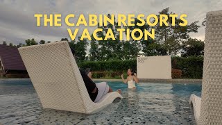 Vacation Vlog  the cabin resorts swimming chill with friends [upl. by Ardnama]