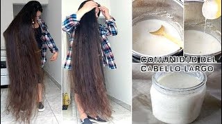 Si quieres el cabello así de largo de forma rápida repite conmigo esta receta natural y casera [upl. by Motch]