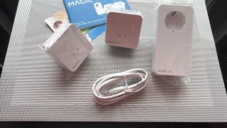 Devolo Magic 1 WiFi mini Multiroom Kit ArtNr 07004 unboxing [upl. by Kirshbaum796]