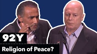 Christopher Hitchens and Tariq Ramadan Debate Is Islam a Religion of Peace [upl. by Joshia554]