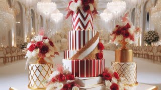 Wedding cake decor 2024 designs ideas [upl. by Aiekam]