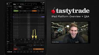 tastytrade  iPad Overview Live Demo [upl. by Sinnelg85]