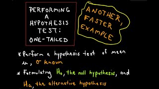 ❖ Hypothesis Test  Performing a Full Hypothesis Test Ex 2 ❖ [upl. by Leidba]