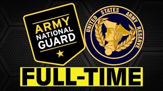 ARMY NATIONAL GUARD RESERVE FULL TIME POSITIONS [upl. by Timotheus164]