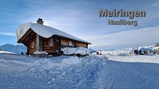 Wonderful Ski Day  Meiringen  Hasliberg  4K Video [upl. by Sims997]