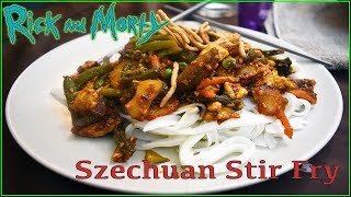 Cooking For Two Guys  Rick and Morty Szechuan Stir Fry [upl. by Eimas]