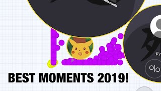 MY BEST MOMENTS OF 2019 Agario Mobile Gameplay [upl. by Mortensen]