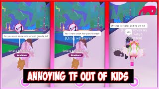 sunnyxmisty Annoying Tf Out Of Kids In Adopt Me Tiktok Compilation [upl. by Anstus822]