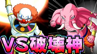 【ドッカンバトル】破壊神集結 ベルモッドとラムーシに挑戦！【Dragon Ball Z Dokkan Battle】 [upl. by Yraillih]