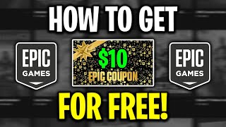 Get A FREE 10 Coupon In Epic Games Store Without Spending [upl. by Saraann]