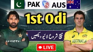 Pakistan vs Australia 1ST Odi MatchPakistan Playing 11 Vs AustraliaPak vs aus Today Match [upl. by Aivin881]