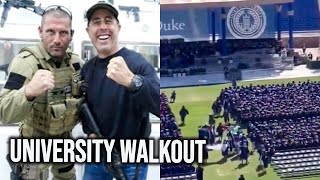 Crowd ERUPTS Over Jerry Seinfeld As Duke Students WALK OUT On Speech [upl. by Adelpho736]