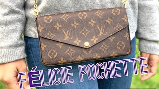 Louis Vuitton FÉLICIE POCHETTE ❤️❤️❤️ [upl. by Blackmun]