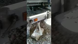 ⚓ ASTUCE BATEAU  Mettre sa remorque sur cale en 2 min  protéger essieu et pneus 👆 Abonnezvous 😉 [upl. by Surovy922]