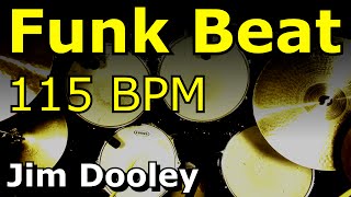 Drum Loops  Funk 115 BPM  JimDooleynet [upl. by Marfe725]